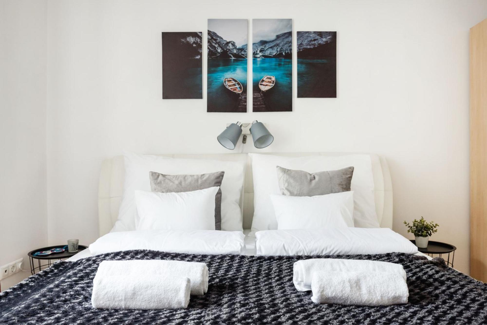 Modern Two-Bedroom Apartment With Free Parking 布达佩斯 外观 照片